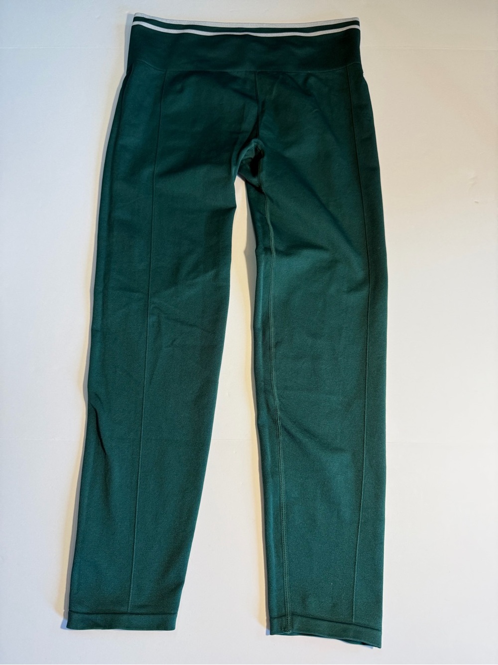 LIKE NEW Penn Green Seamless High Rise Stripe Waist Leggings XL Washed Once